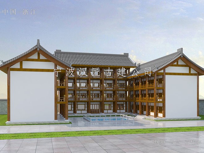 中國古建筑規劃設計庭院式組群布局