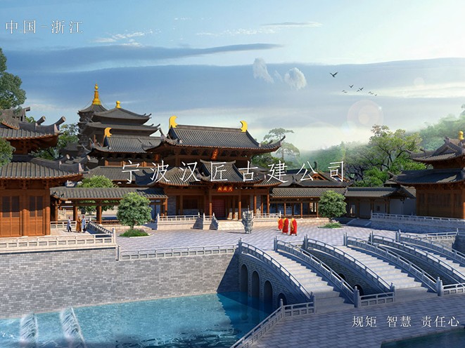 宗教建筑布局圖設計——個性化定制滿足寺廟需求