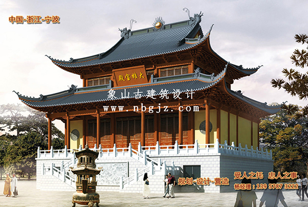 仿古建筑寺廟效果圖——精準呈現寺廟歷史韻味