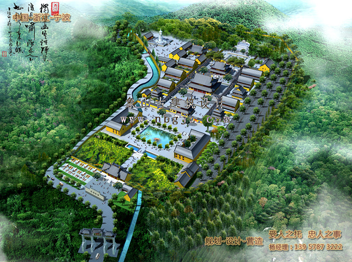 專業設計呈現歷史韻味——中式古建筑寺廟規劃