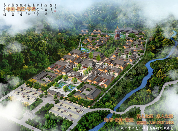 專業設計呈現歷史韻味——中式古建筑寺廟規劃