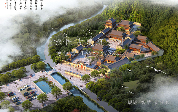 中式寺廟圖紙設(shè)計，專業(yè)繪制，呈現(xiàn)歷史韻味