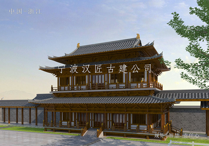 仿古建筑寺廟施工流程，精湛工藝重塑歷史建筑