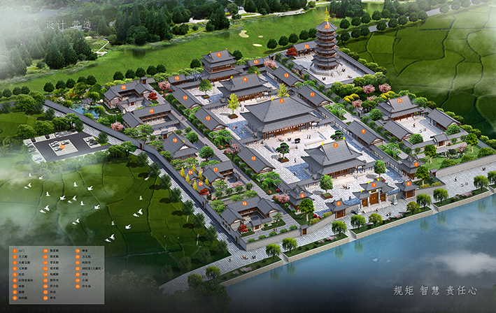 古建筑寺廟建設一站式，從設計到施工全方位服務