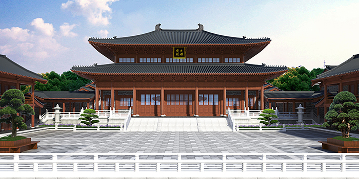 仿古建筑寺廟裝修設計，融合傳統與現代打造宗教空間