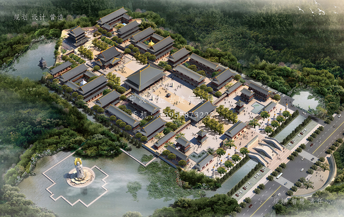 古建筑寺廟建設一站式，從設計到施工全方位服務
